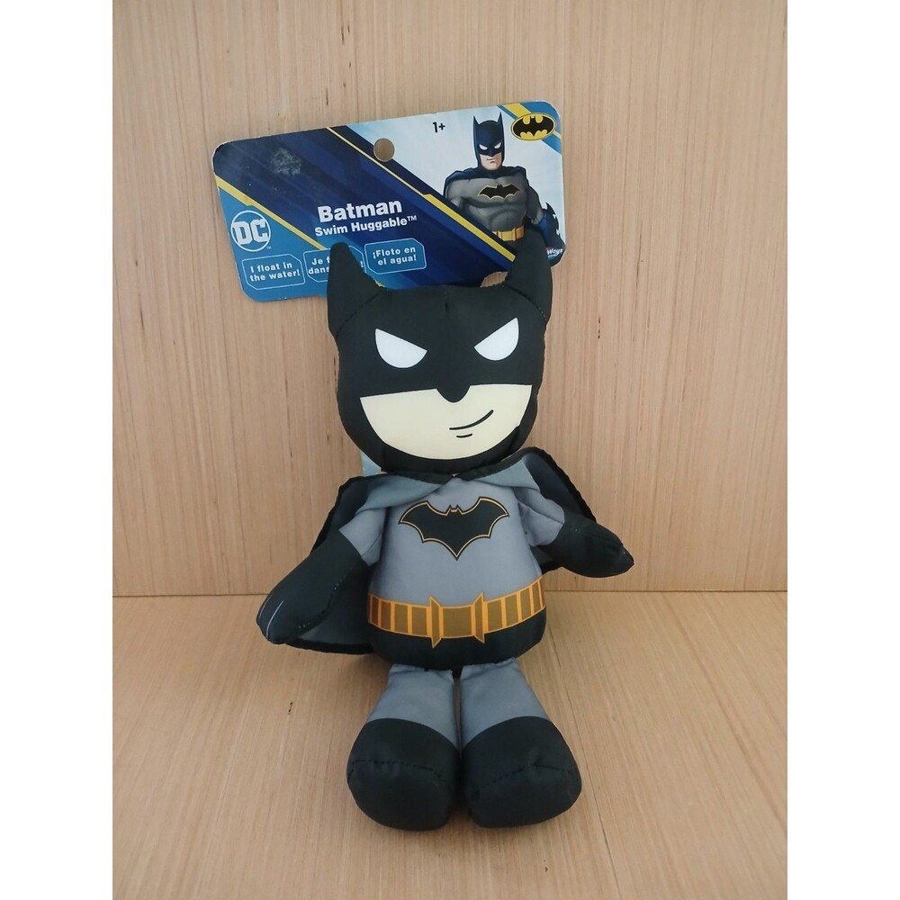 NWT Batman Swim Stuffed Toy Action Figure Huggable Floats in Water